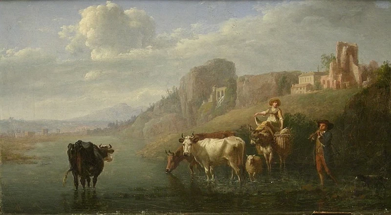 Jean - François Hue, Paesaggio animato